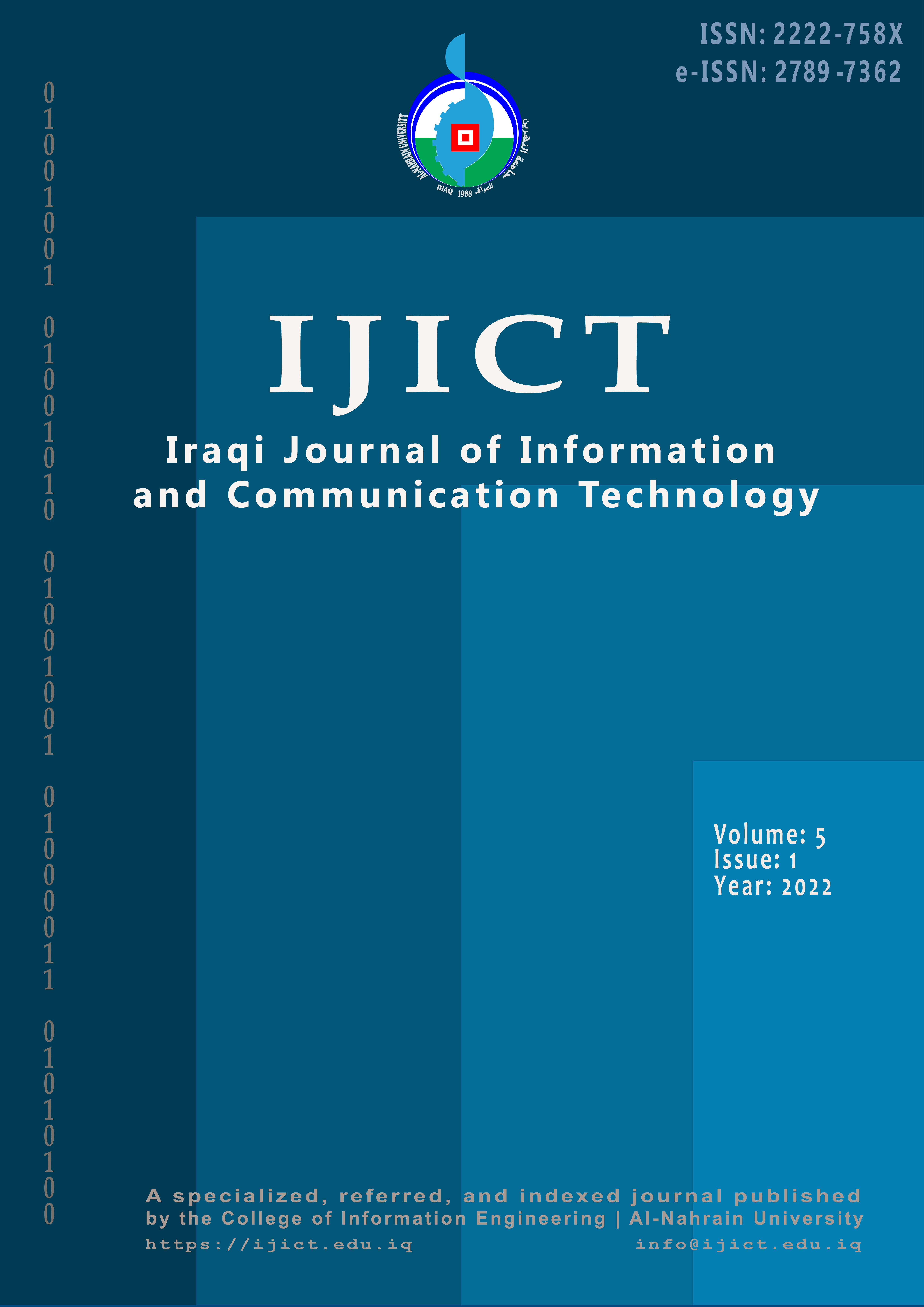 					View Vol. 5 No. 1 (2022): Iraqi Journal of Information and Communication Technology
				
